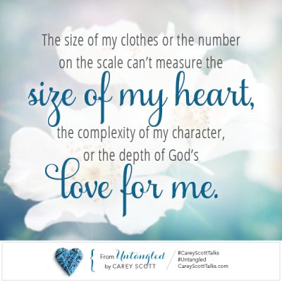 What the scale CAN’T measure… (plus a chance to win a copy of Untangled!)