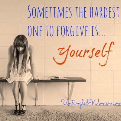 Sometimes the hardest one to forgive is yourself {An Untangled Summer study}