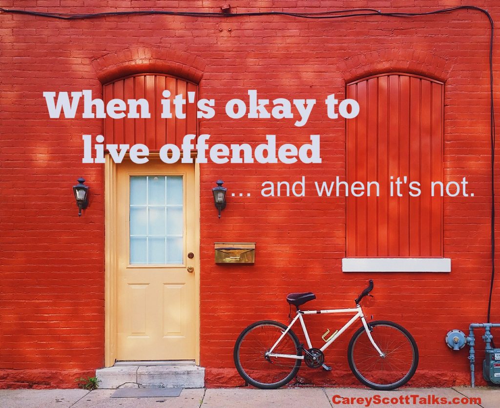 live offended