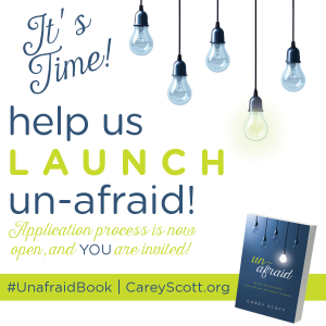 Join the Unafraid Launch Team!