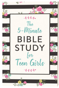 The 5-Minute Bible Study for Teen Girls by Carey Scott